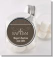 Cross Brown Necklace - Personalized Baptism / Christening Candy Jar thumbnail