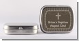 Cross Brown Necklace - Personalized Baptism / Christening Mint Tins thumbnail