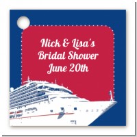 Cruise Ship - Personalized Bridal Shower Card Stock Favor Tags