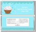 Cupcake Boy - Personalized Birthday Party Candy Bar Wrappers thumbnail