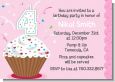 Cupcake Girl - Birthday Party Invitations thumbnail