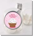 Cupcake Girl - Personalized Birthday Party Candy Jar thumbnail