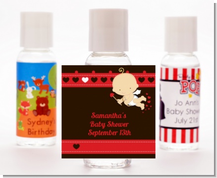 Cupid Baby Valentine's Day - Personalized Baby Shower Hand Sanitizers Favors