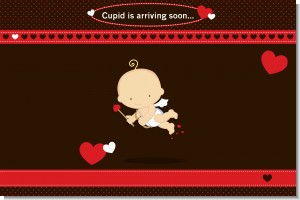 Cupid Baby Valentine's Day - Personalized Baby Shower Placemats