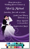Custom Wedding Couple - Bridal Shower Invitations