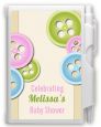 Cute As a Button - Baby Shower Personalized Notebook Favor thumbnail