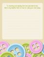 Cute As a Button - Baby Shower Notes of Advice thumbnail