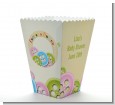 Cute As a Button - Personalized Baby Shower Popcorn Boxes thumbnail