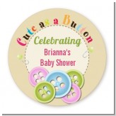 Cute As a Button - Personalized Baby Shower Table Confetti