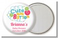 Cute As Buttons - Personalized Baby Shower Pocket Mirror Favors thumbnail