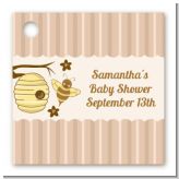 Cute As Can Bee - Personalized Baby Shower Card Stock Favor Tags