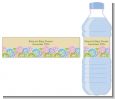 Cute As a Button - Personalized Baby Shower Water Bottle Labels thumbnail