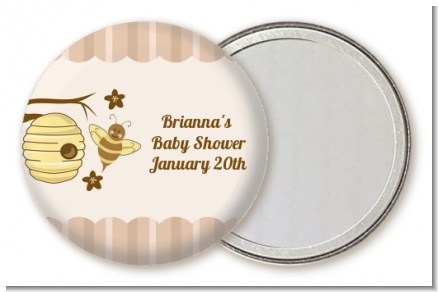 Cute As Can Bee - Personalized Baby Shower Pocket Mirror Favors