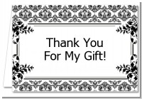 Damask - Birthday Party Thank You Cards