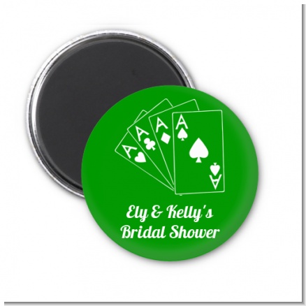 Deck of Cards - Personalized Bridal Shower Magnet Favors