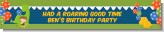 Dinosaur and Caveman - Personalized Birthday Party Banners