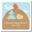 Dinosaur Baby Boy - Personalized Baby Shower Card Stock Favor Tags thumbnail