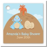 Dinosaur Baby Boy - Personalized Baby Shower Card Stock Favor Tags