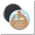 Dinosaur Baby Boy - Personalized Baby Shower Magnet Favors thumbnail