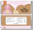 Dinosaur Baby Girl - Personalized Baby Shower Candy Bar Wrappers thumbnail