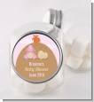 Dinosaur Baby Girl - Personalized Baby Shower Candy Jar thumbnail