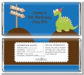 Dinosaur - Personalized Birthday Party Candy Bar Wrappers