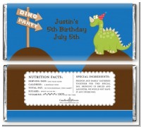 Dinosaur - Personalized Birthday Party Candy Bar Wrappers