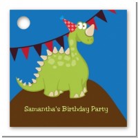 Dinosaur - Personalized Birthday Party Card Stock Favor Tags