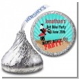 Dirt Bike - Hershey Kiss Birthday Party Sticker Labels thumbnail