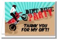 Dirt Bike - Birthday Party Thank You Cards thumbnail