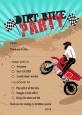 Dirt Bike - Birthday Party Fill In Thank You Cards thumbnail
