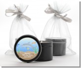 Dolphin - Birthday Party Black Candle Tin Favors