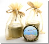 Dolphin - Birthday Party Gold Tin Candle Favors