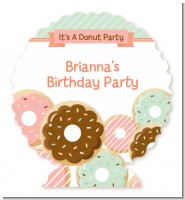 Donut Party - Personalized Birthday Party Centerpiece Stand