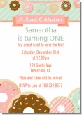 Donut Party - Birthday Party Invitations