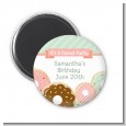 Donut Party - Personalized Birthday Party Magnet Favors thumbnail