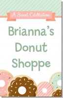 Donut Party - Personalized Birthday Party Wall Art