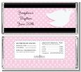 Dove Pink - Personalized Baptism / Christening Candy Bar Wrappers thumbnail
