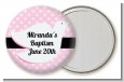 Dove Pink - Personalized Baptism / Christening Pocket Mirror Favors thumbnail