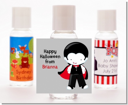 Dracula - Personalized Halloween Hand Sanitizers Favors