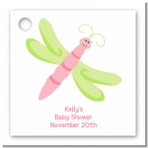 Dragonfly - Personalized Baby Shower Card Stock Favor Tags