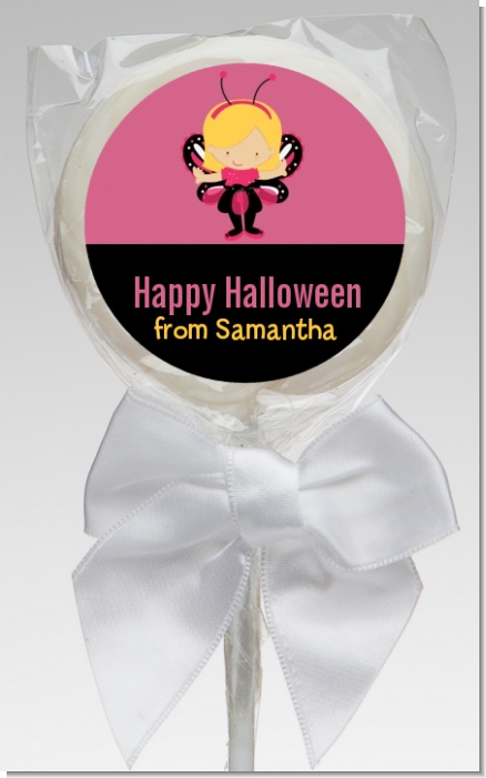 Dress Up Butterfly Costume - Personalized Halloween Lollipop Favors