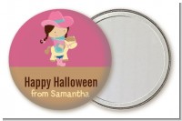 Dress Up Cowgirl Costume - Personalized Halloween Pocket Mirror Favors