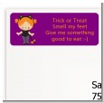 Dress Up Kitty Costume - Halloween Return Address Labels thumbnail