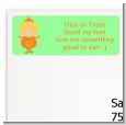 Dress Up Pumpkin Costume - Halloween Return Address Labels thumbnail