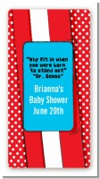 Dr. Seuss Inspired - Custom Rectangle Baby Shower Sticker/Labels