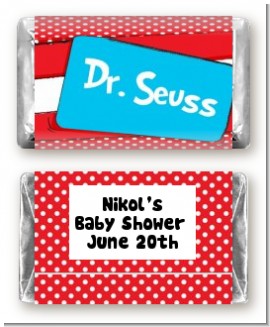 Dr. Seuss Inspired - Personalized Baby Shower Mini Candy Bar Wrappers