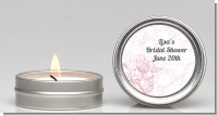 Elegant Flowers - Bridal Shower Candle Favors