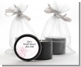 Elegant Flowers - Bridal Shower Black Candle Tin Favors thumbnail