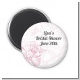 Elegant Flowers - Personalized Bridal Shower Magnet Favors thumbnail